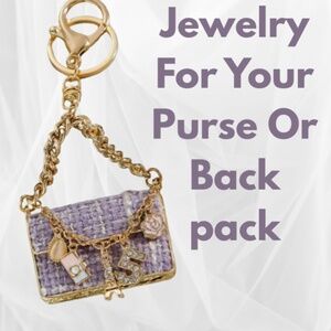 Jewelry for your purse...Decorate your backpack - Rhinestones add Pizazz - NWT